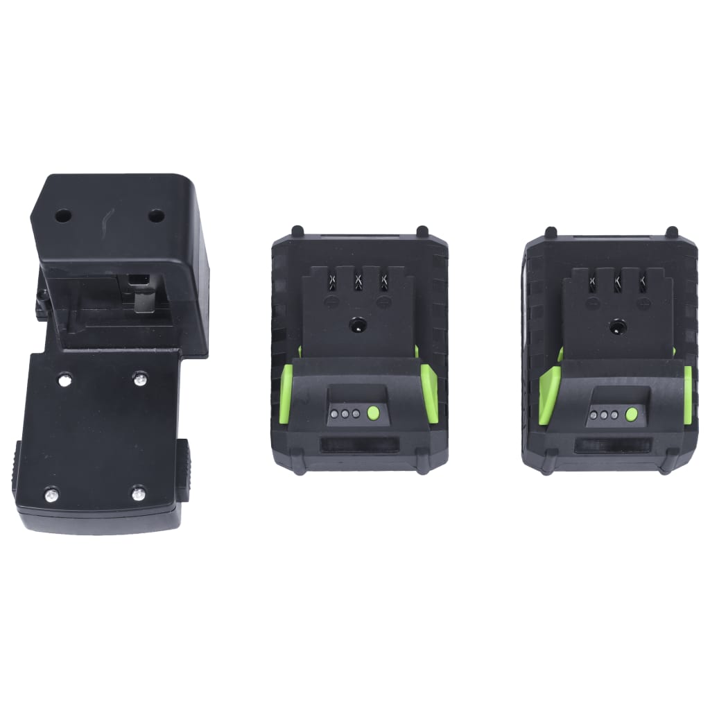 Kabelloser Rasenmäher mit zwei Akku-Packs 20V 2000 mAh Li-Ion