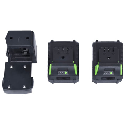 Kabelloser Rasenmäher mit zwei Akku-Packs 20V 2000 mAh Li-Ion