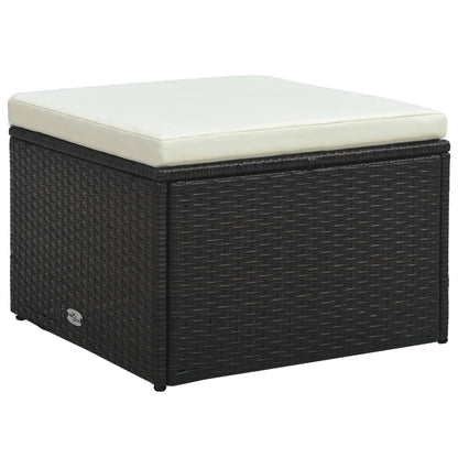 Garten-Lounge-Set "Arabella" mit Auflagen Poly Rattan Braun