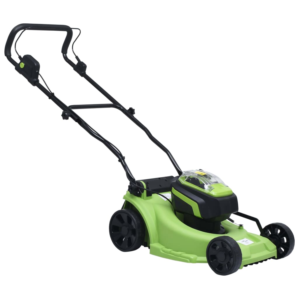 Akku-Rasenmäher mit Gartenpflege-Set
