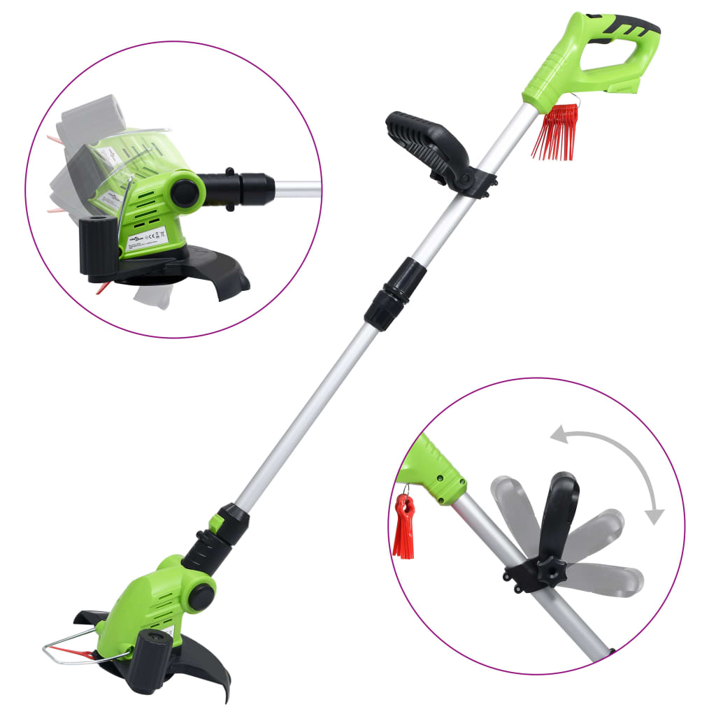 Akku-Rasenmäher mit Gartenpflege-Set