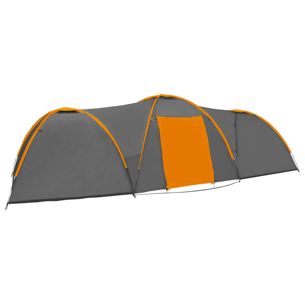 Camping-Zelt "Iglutime" für 8 Personen Grau und Orange