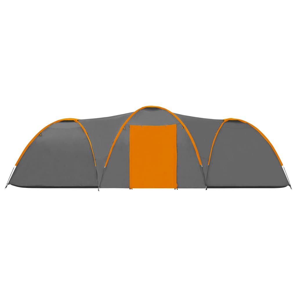 Camping-Zelt "Iglutime" für 8 Personen Grau und Orange