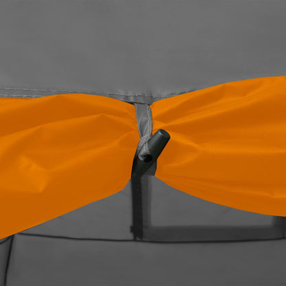 Camping-Zelt "Iglutime" für 8 Personen Grau und Orange