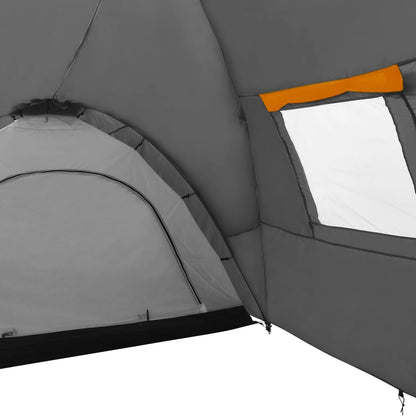 Camping-Zelt "Iglutime" für 8 Personen Grau und Orange