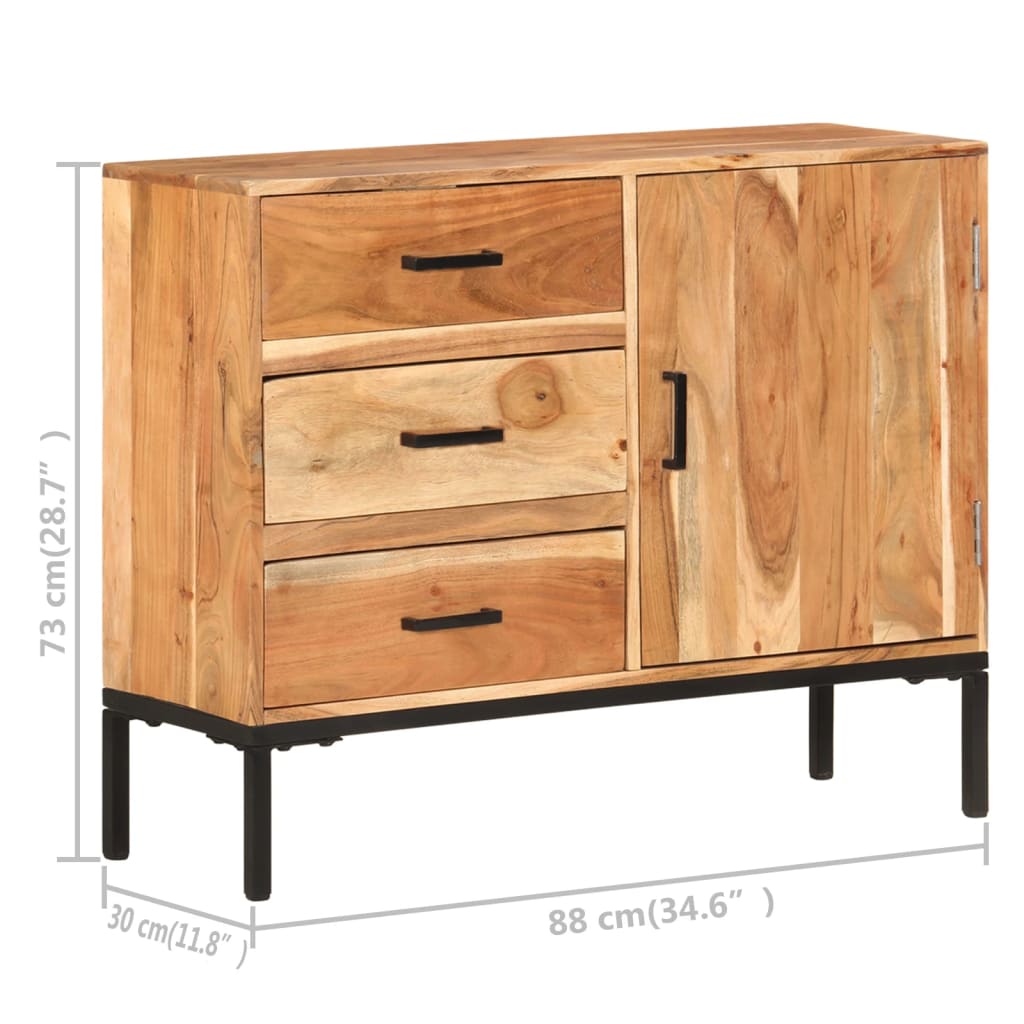 Sideboard Maastricht aus massivem Akazienholz