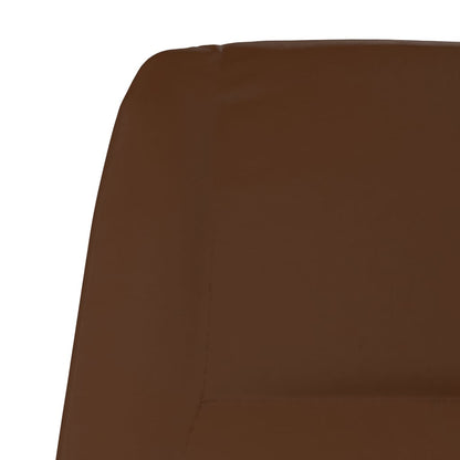 Relaxsessel Glänzend Braun Kunstleder