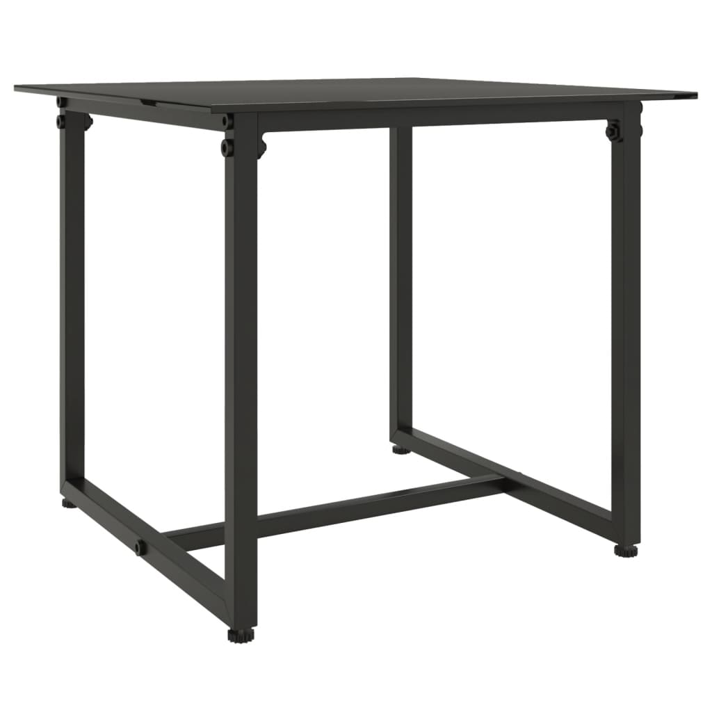 Garten-Lounge-Set "Eduardo" mit Kissen Schwarz Poly Rattan