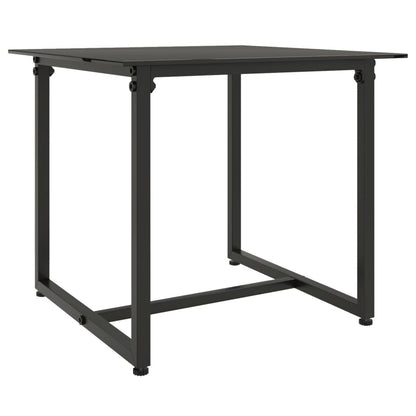 Garten-Lounge-Set "Eduardo" mit Kissen Schwarz Poly Rattan