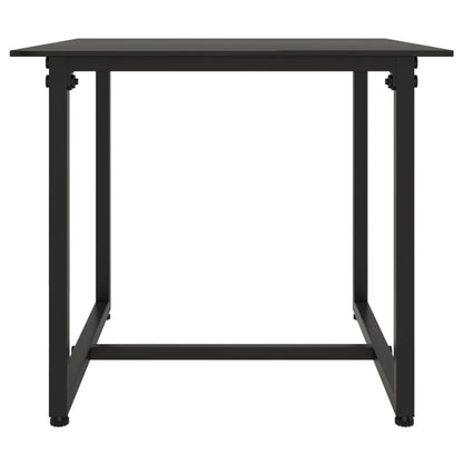 Garten-Lounge-Set "Eduardo" mit Kissen Schwarz Poly Rattan