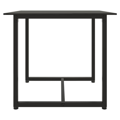 Garten-Lounge-Set "Eduardo" mit Kissen Schwarz Poly Rattan