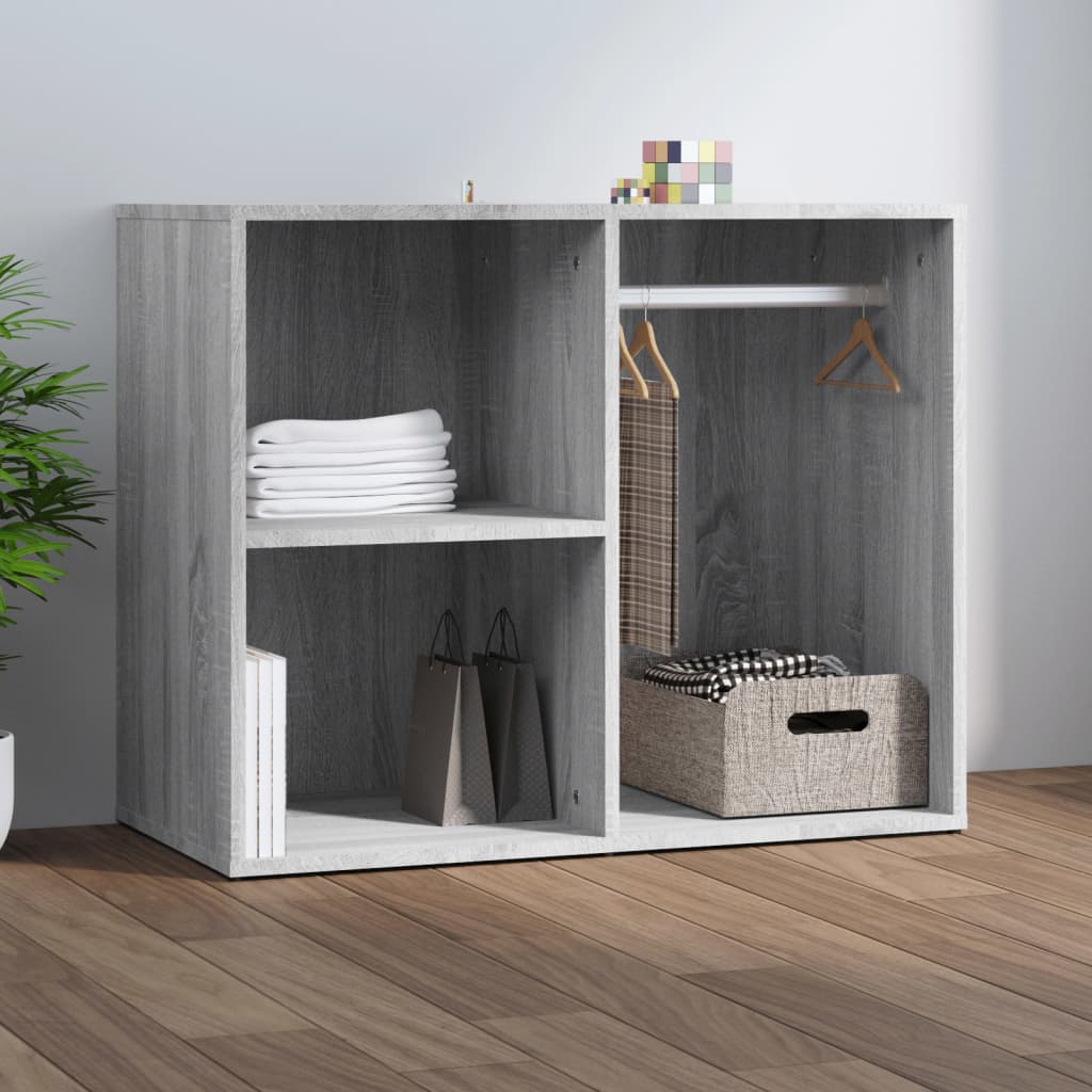 Kleiderschrank Grau Sonoma 80x40x65 cm Holzwerkstoff