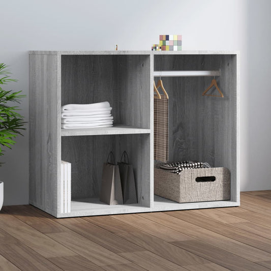 Kleiderschrank Grau Sonoma 80x40x65 cm Holzwerkstoff