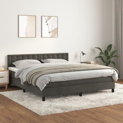Boxspringbett "Kairo" inkl. Topper in Samt H3/H4