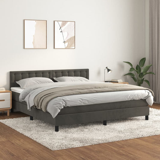 Boxspringbett "Kairo" inkl. Topper in Samt H3/H4