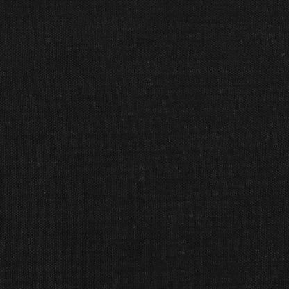 Boxspringbett Sandro inkl. Topper Schwarz 140x200 cm Stoff