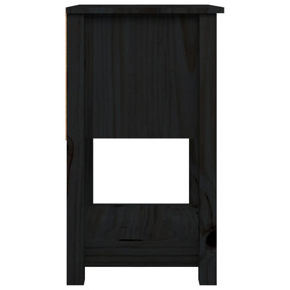 Nachttisch Schwarz 40x35x50 cm