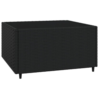 Garten-Lounge-Set "Elisabeth"  mit Kissen in Schwarz