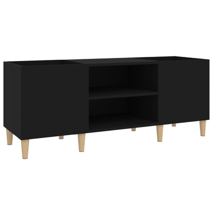 TV-Schrank Schwarz 121x38x48 cm Holzwerkstoff