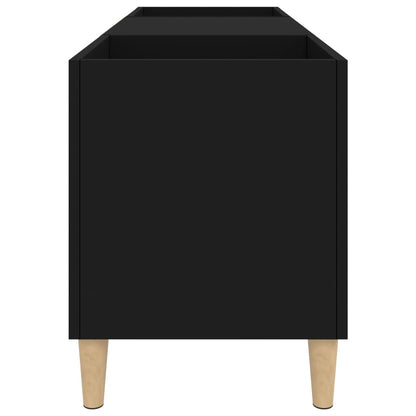 TV-Schrank Schwarz 121x38x48 cm Holzwerkstoff